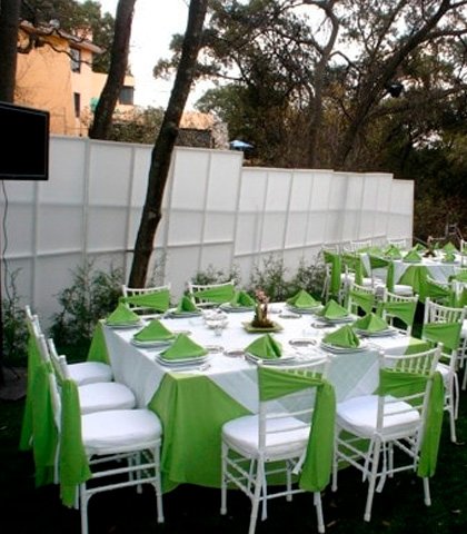 mesa-imperial-con-silla-tiffany-blanca-y-mantel-verde-manzana